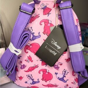 Loungefly Pink and Purple Madam Mim  Mini Backpack